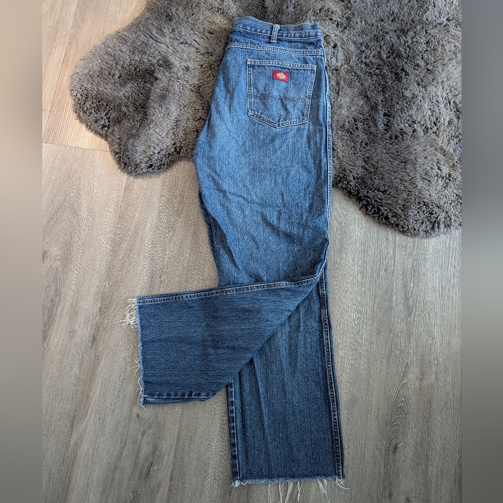 Dickies Blue Straight Jeans with Relaxed Fit